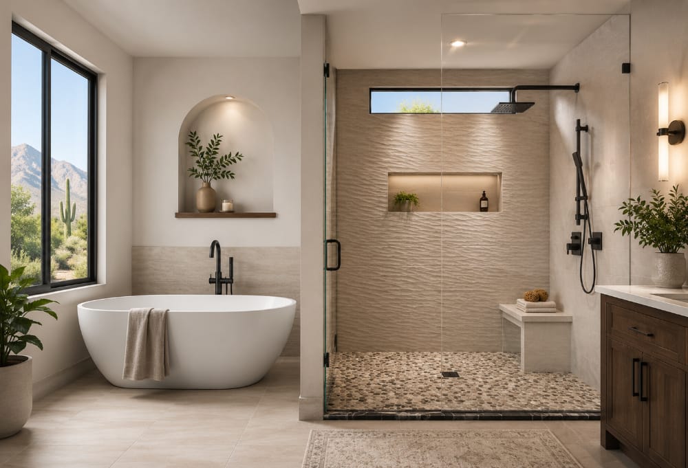 Replacing Unused Soaking Tubs with Luxury Walk-In Showers